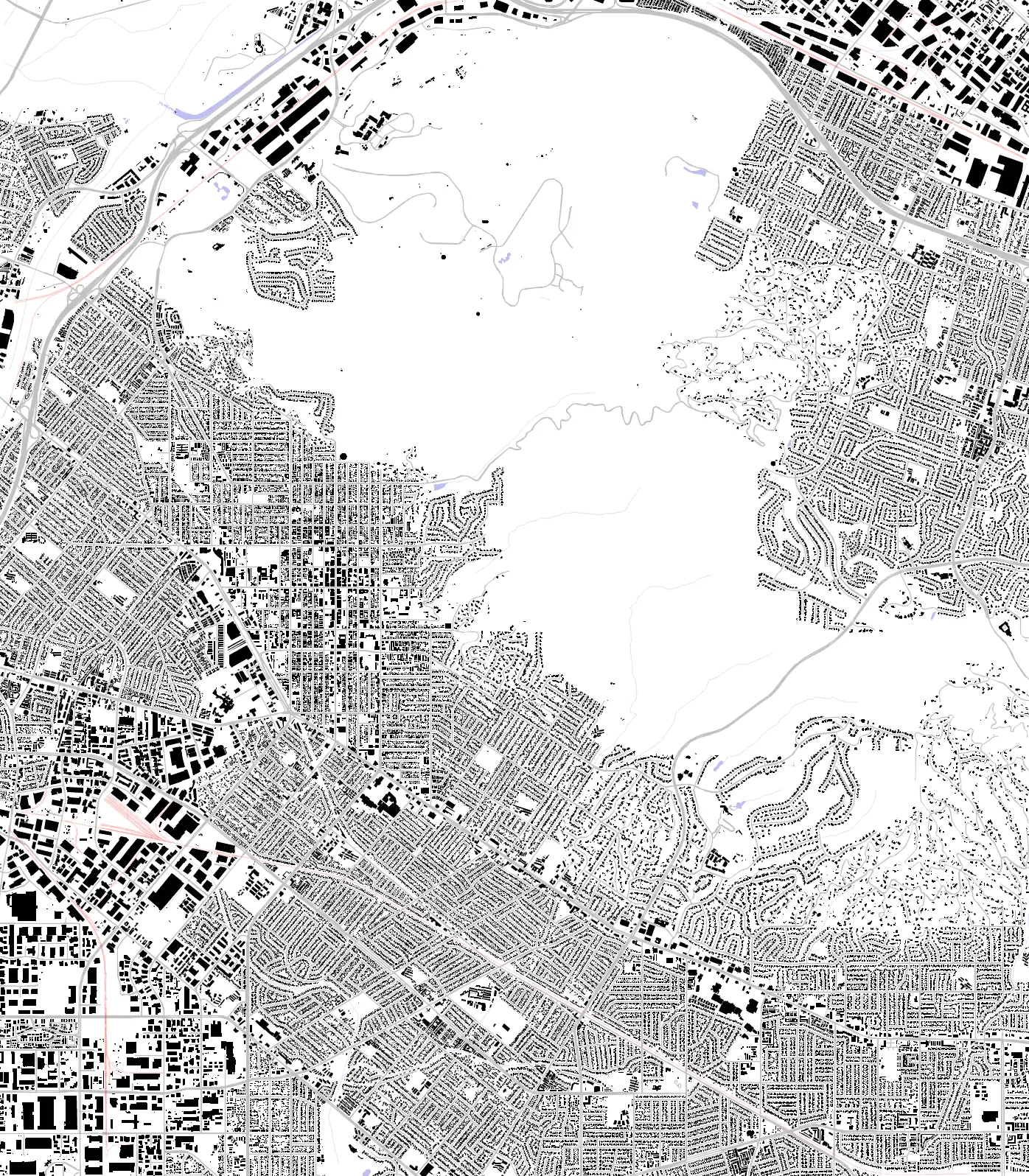 Whittier figure ground plan