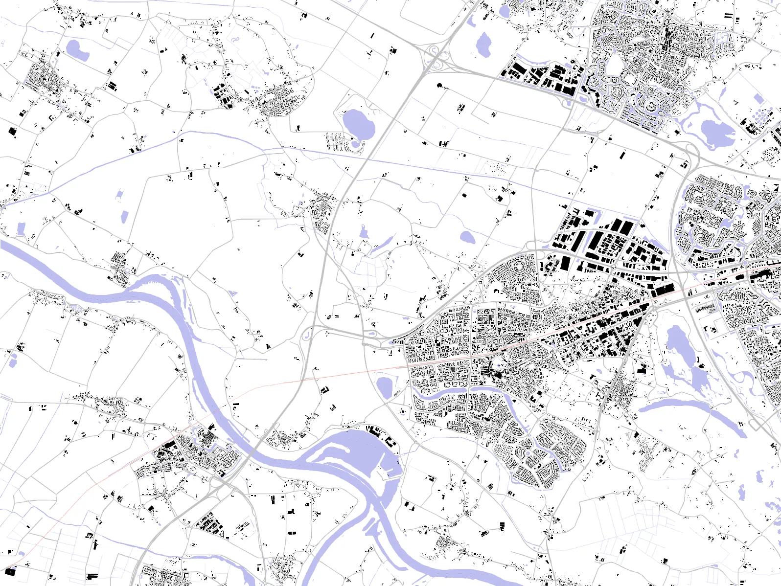 Wijchen figure ground plan