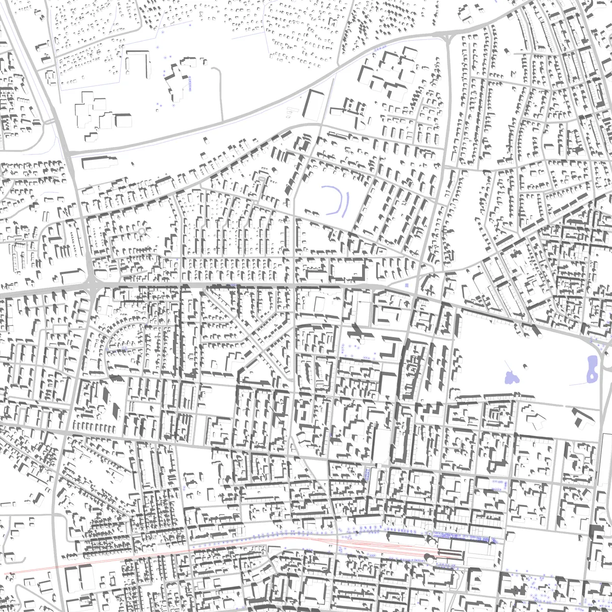Wilhelmshaven Lageplan (2,5 km)