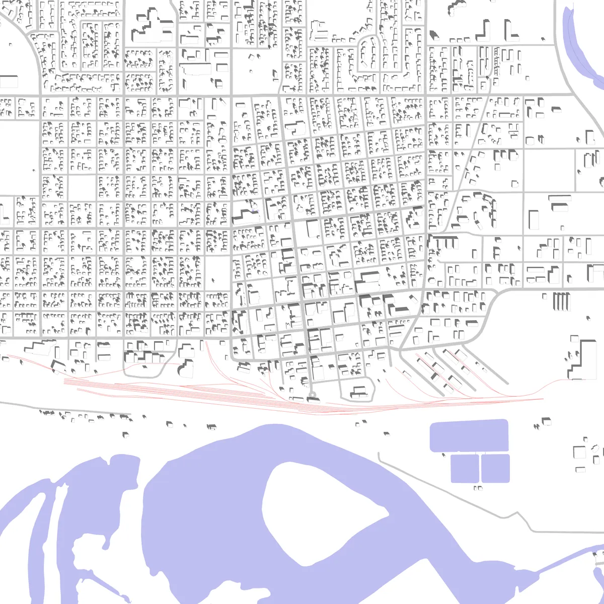 Williston site plan (2.5 km)