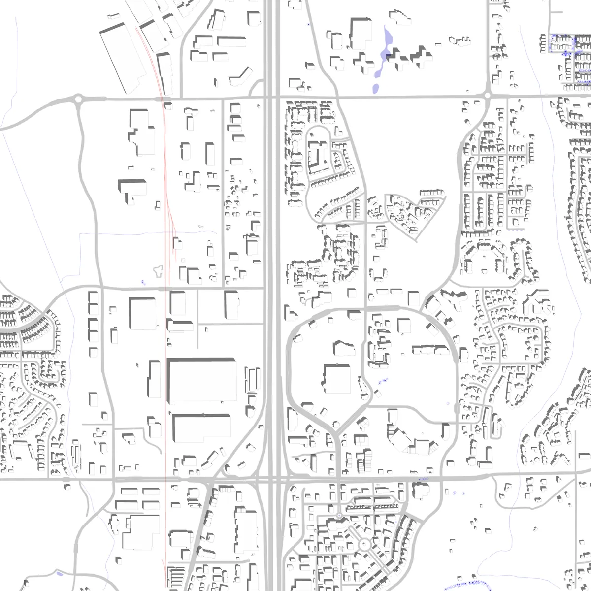 Wilsonville site plan (2.5 km)