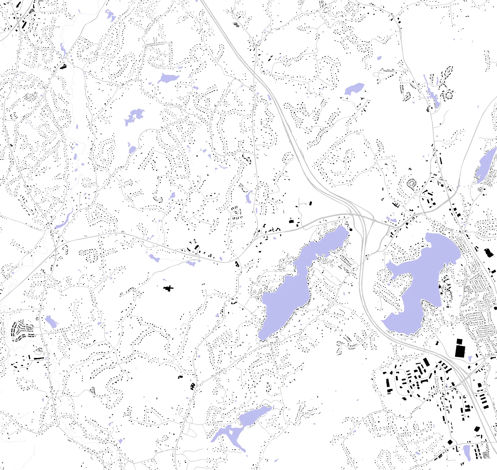 Windham figure ground plan