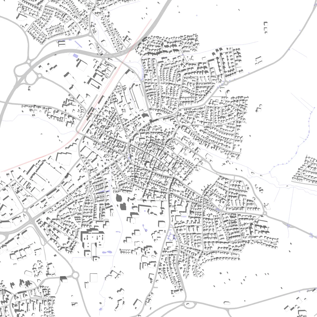 Winnenden site plan (2.5 km)
