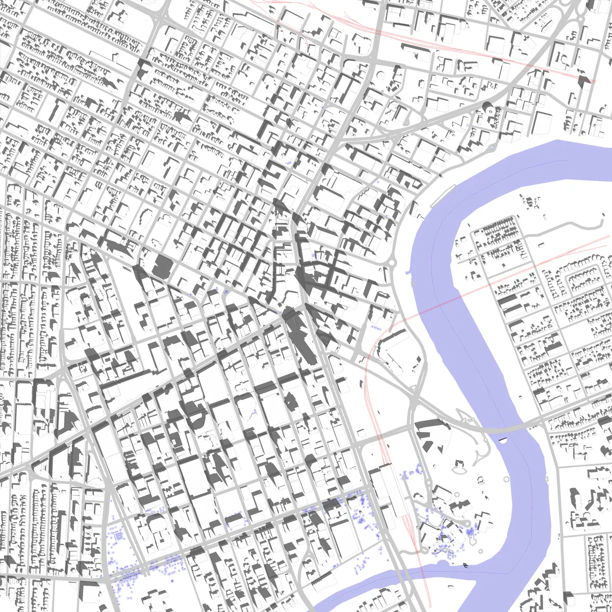 Winnipeg site plan (2.5 km)