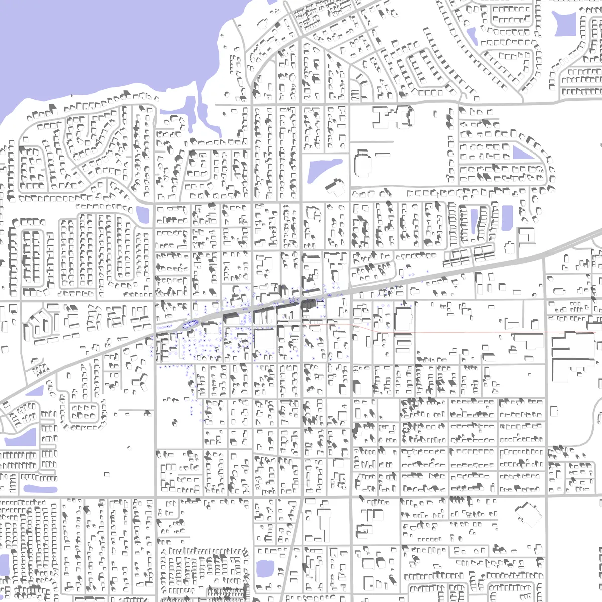 Winter Garden site plan (2.5 km)