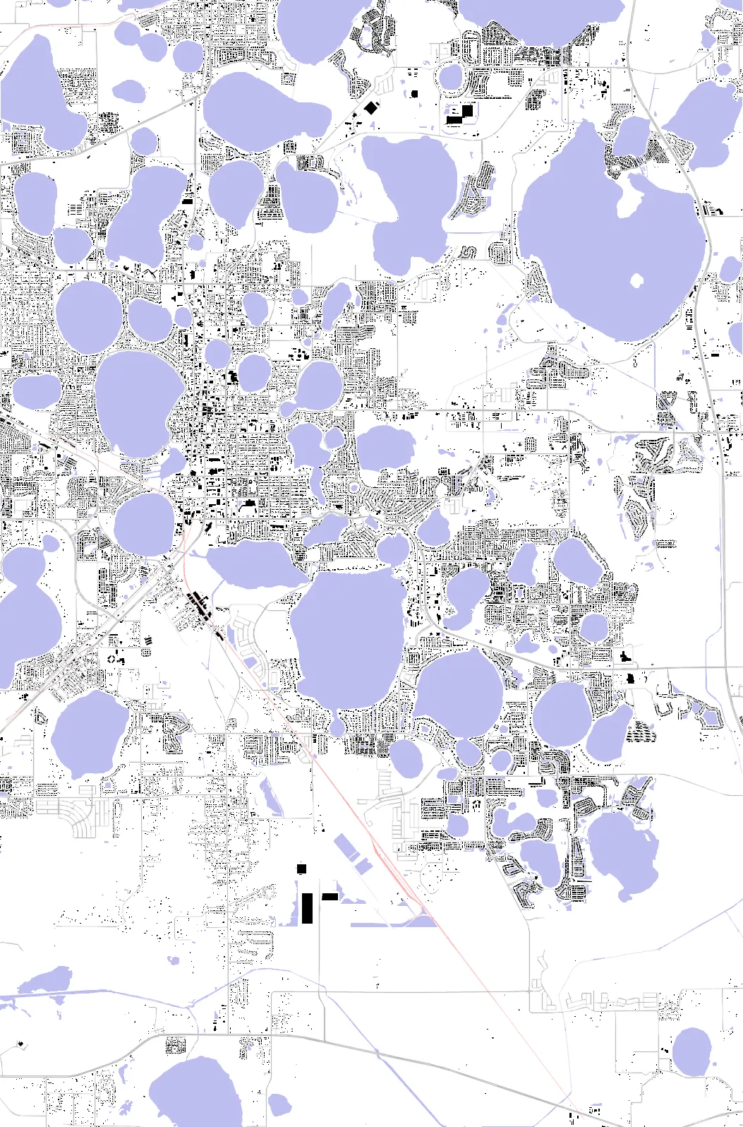 Winter Haven figure ground plan