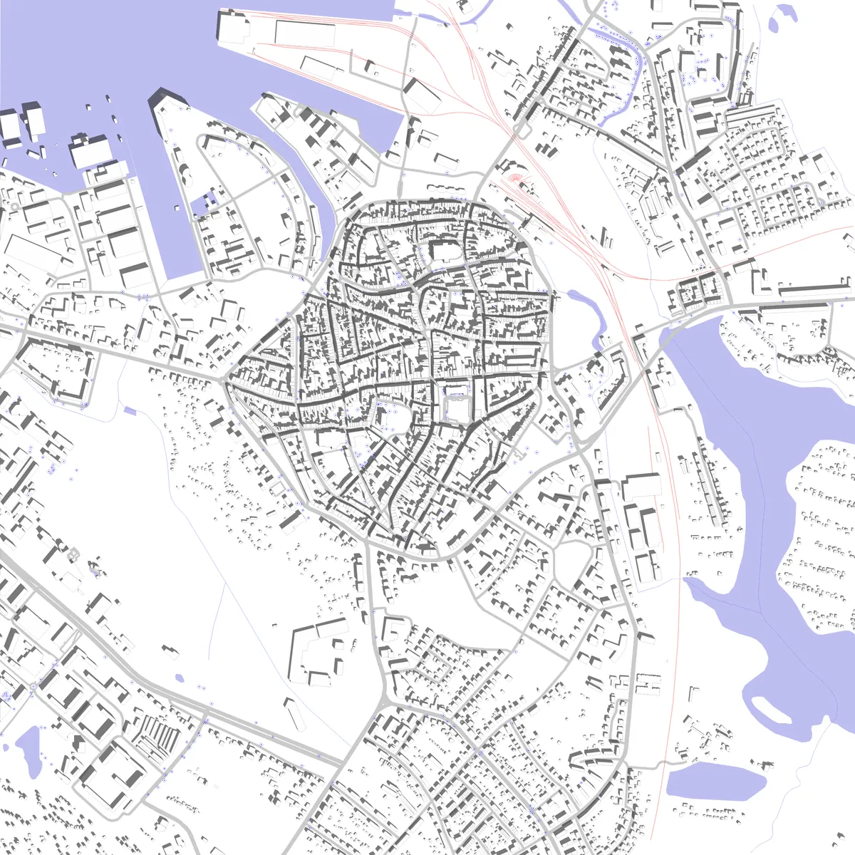 Wismar site plan (2.5 km)