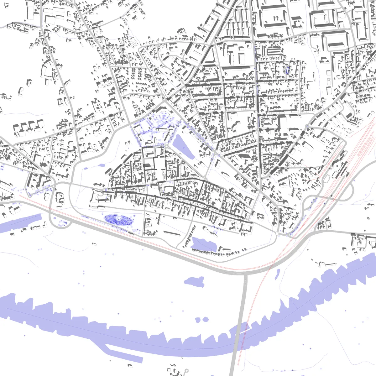 Wittenberg Lageplan (2,5 km)