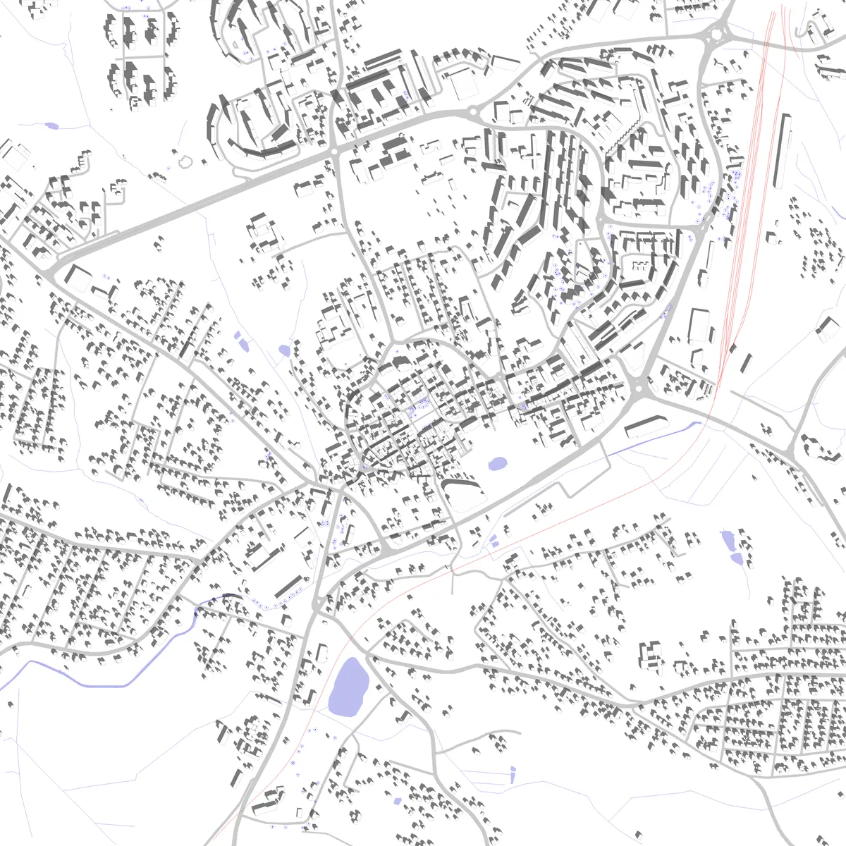 Wodzisław Śląski site plan (2.5 km)