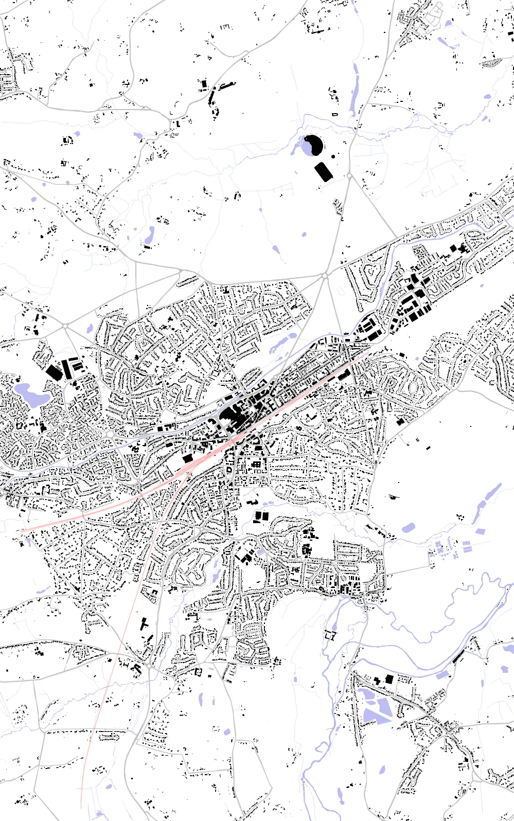Woking figure ground plan