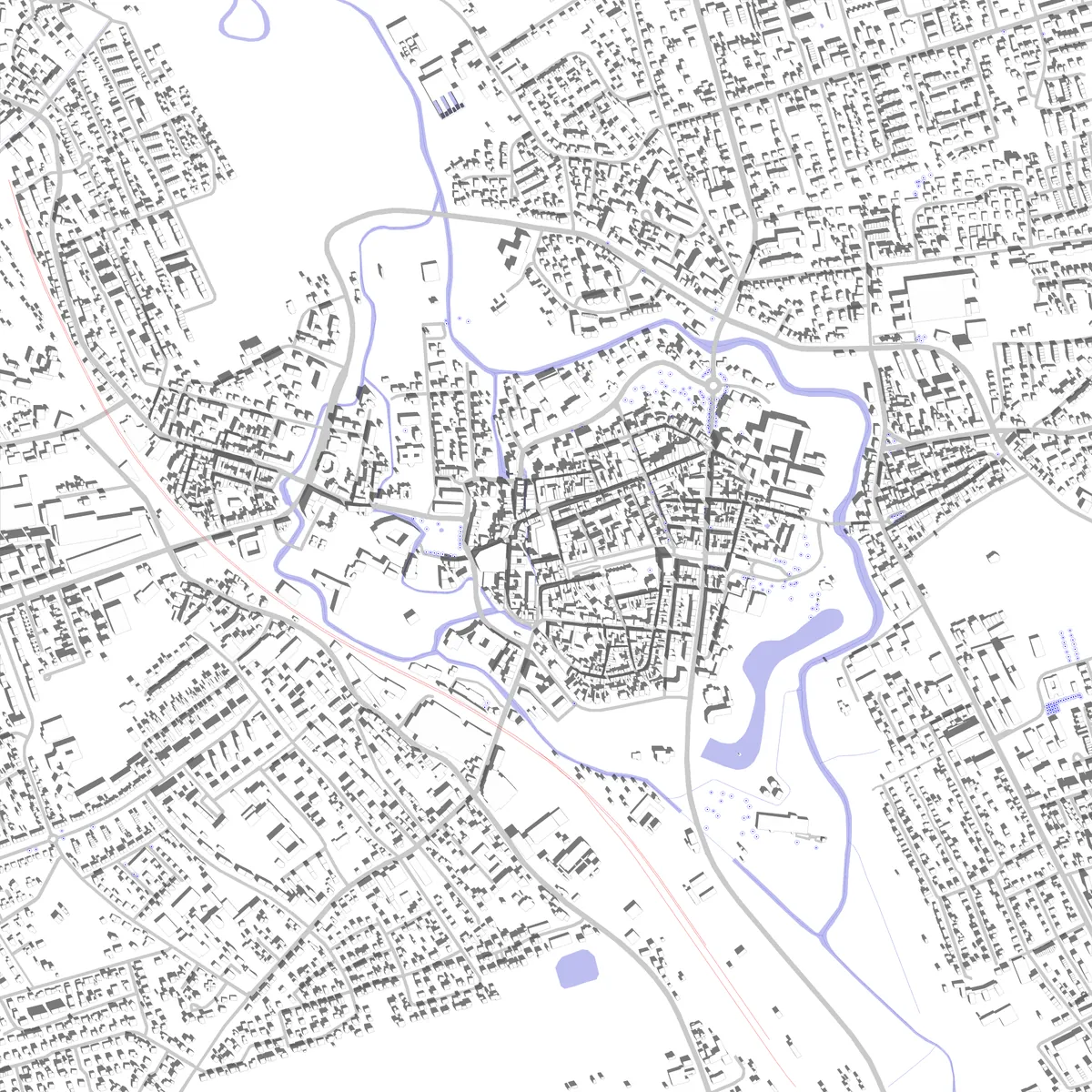 Wolfenbüttel Lageplan (2,5 km)