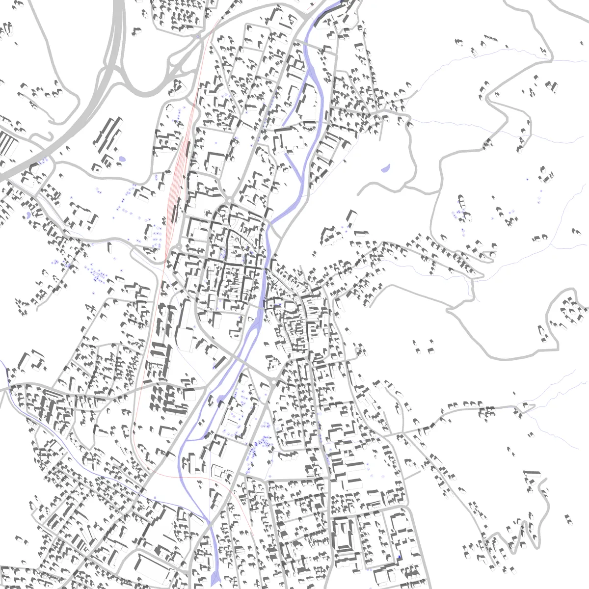 Wolfsberg Lageplan (2,5 km)