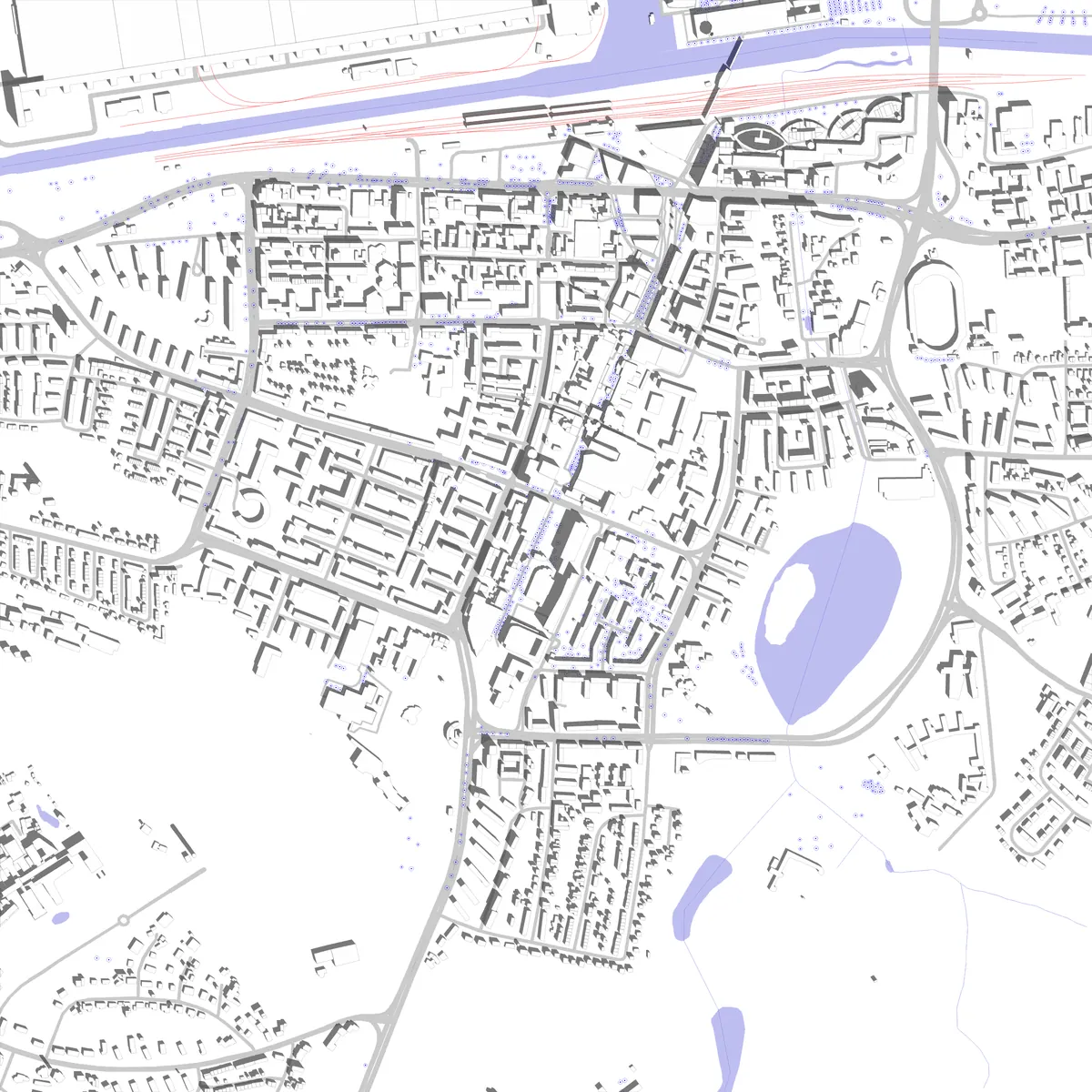 Wolfsburg site plan (2.5 km)