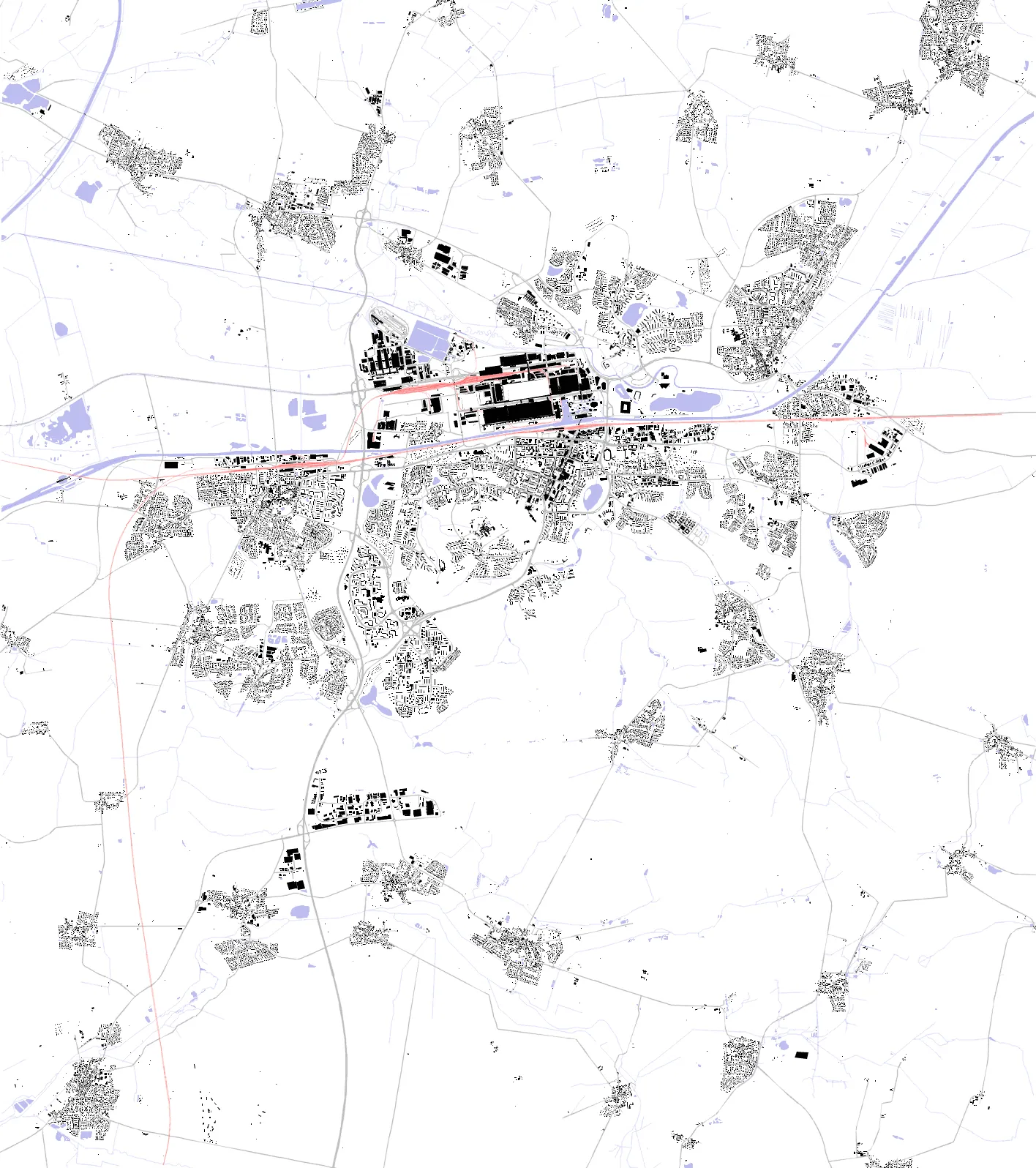 Wolfsburg figure ground plan