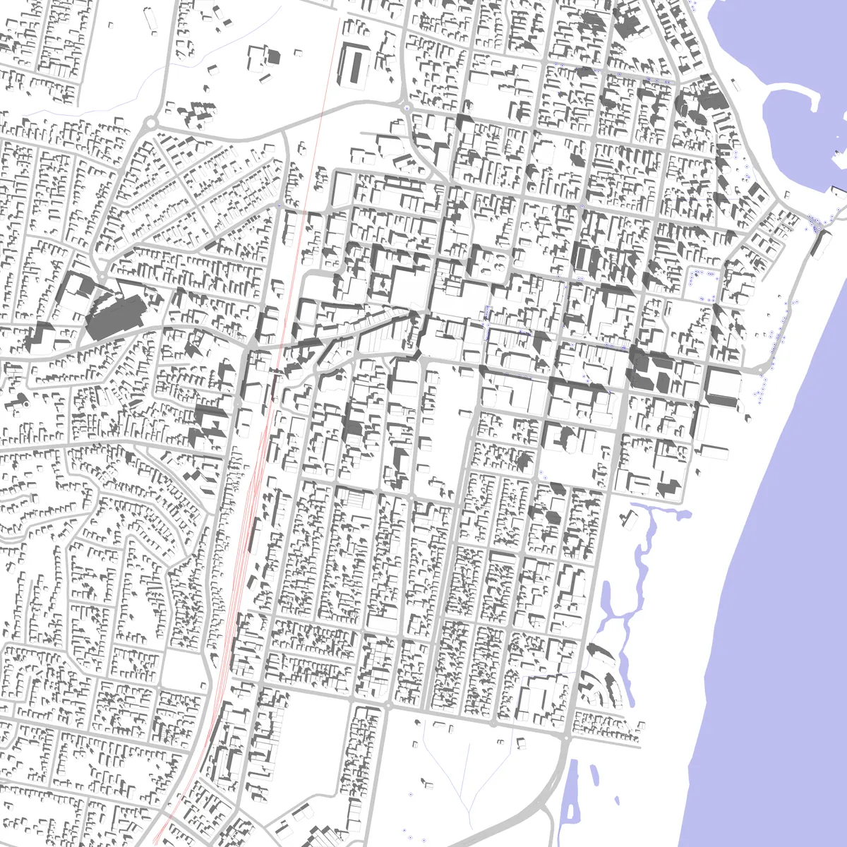 Wollongong site plan (2.5 km)