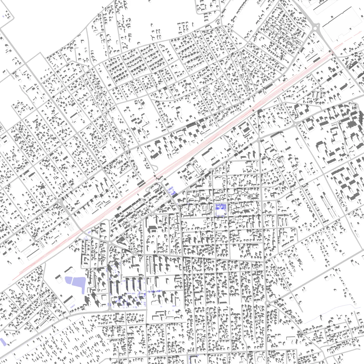 Wołomin site plan (2.5 km)