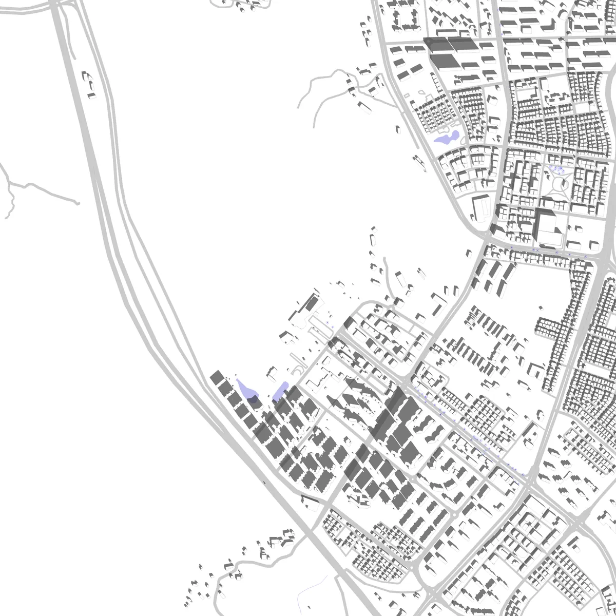 Wonju site plan (2.5 km)