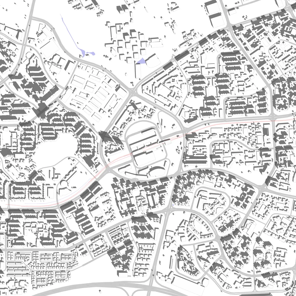 Woodlands site plan (2.5 km)