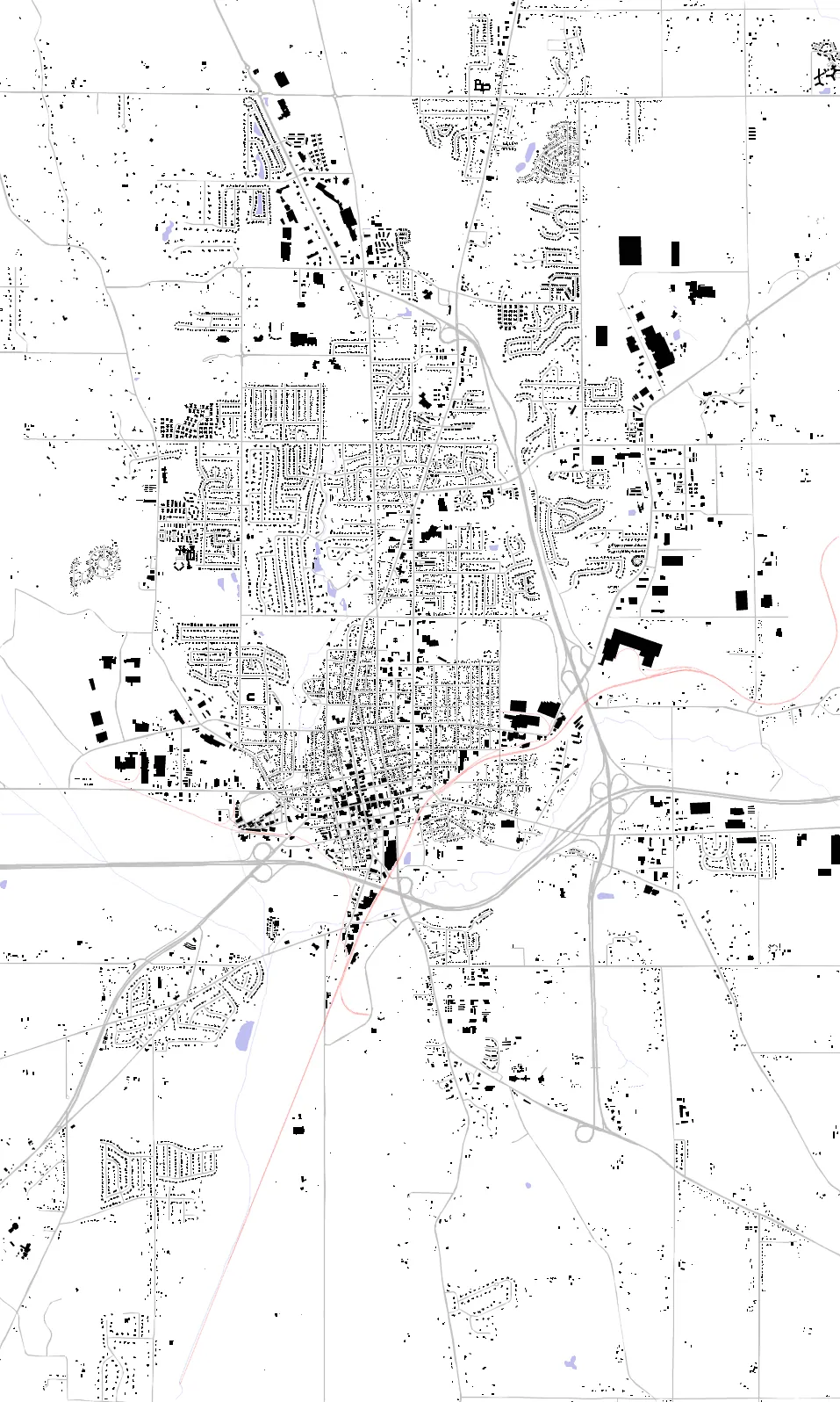Wooster figure ground plan