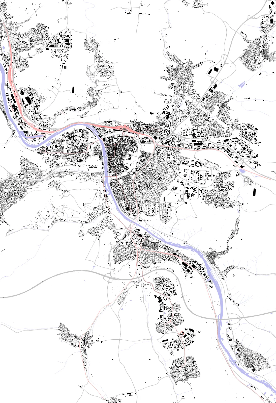 Würzburg figure ground plan
