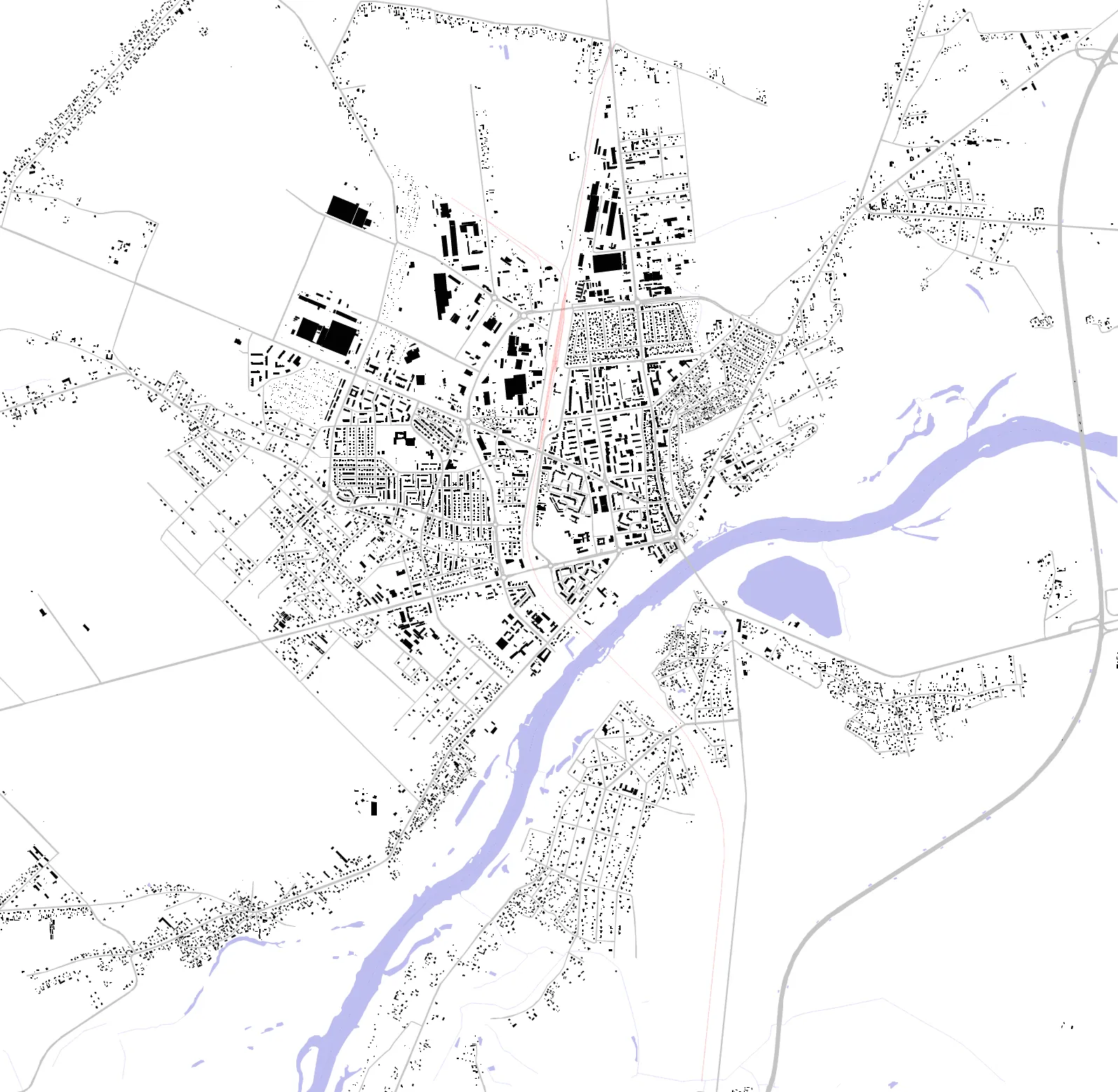 Wyszków figure ground plan