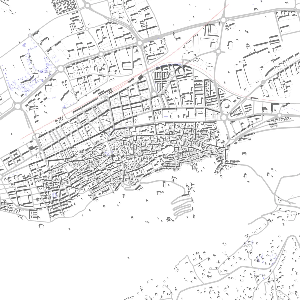 Xàtiva site plan (2.5 km)