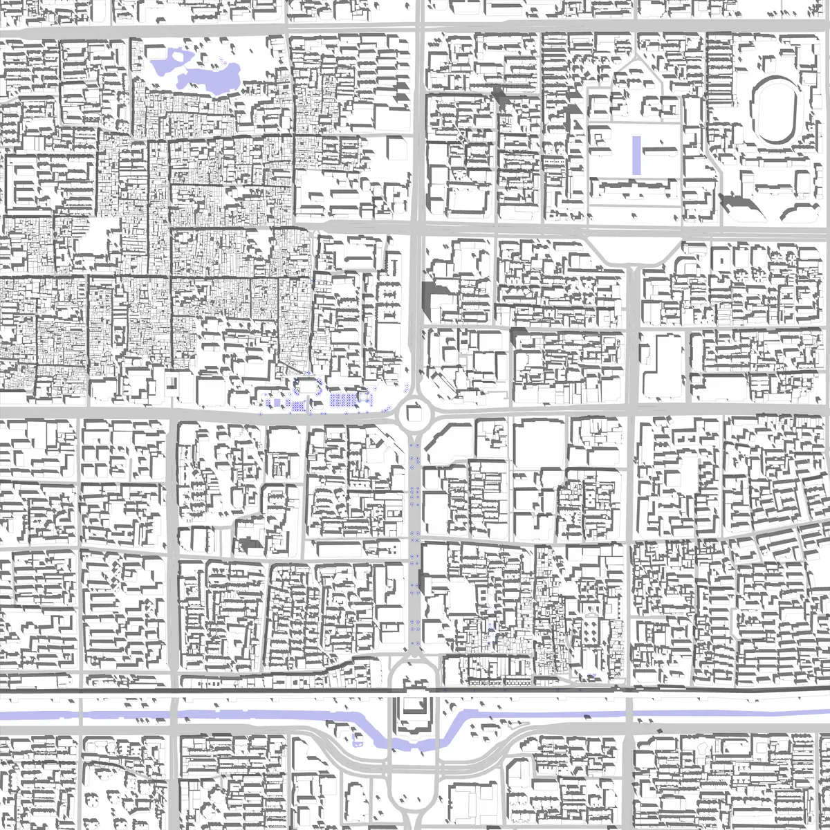 西安 场地现状图 (2.5 km)