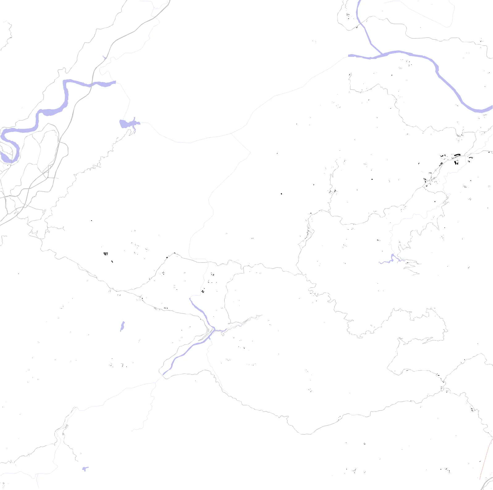 Xiangxi figure ground plan