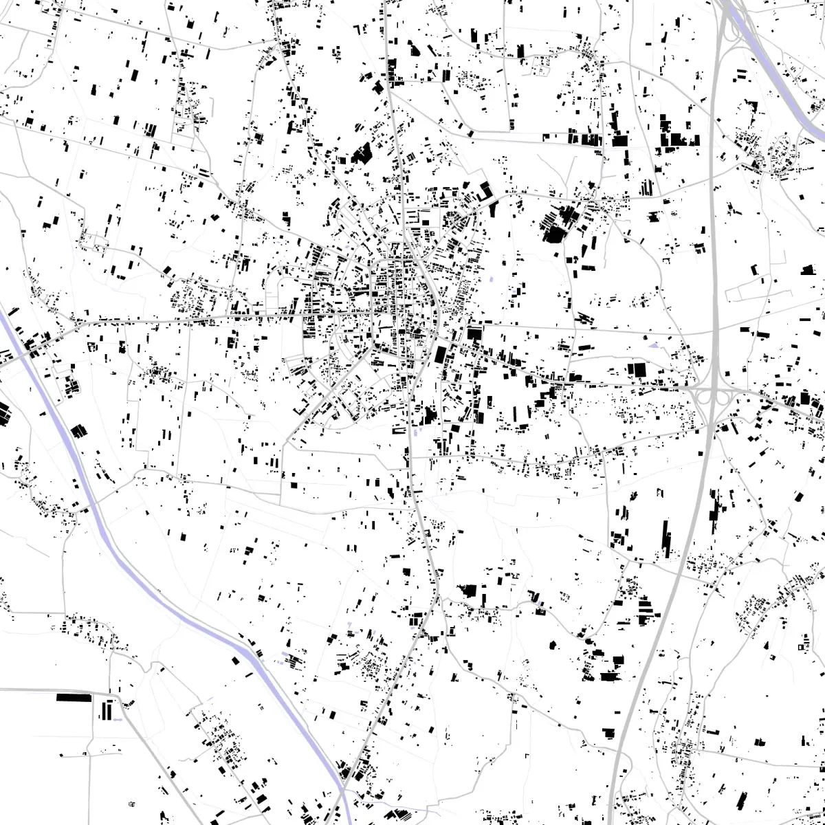 Xihu Vector Xihu Architectural Map | ready-to-draw layered vectors | CAD ATLAS