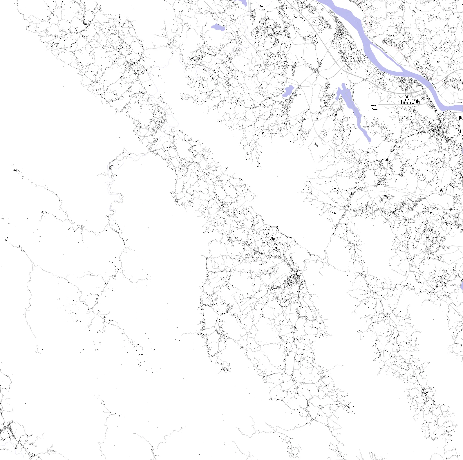 Yên Lập figure ground plan