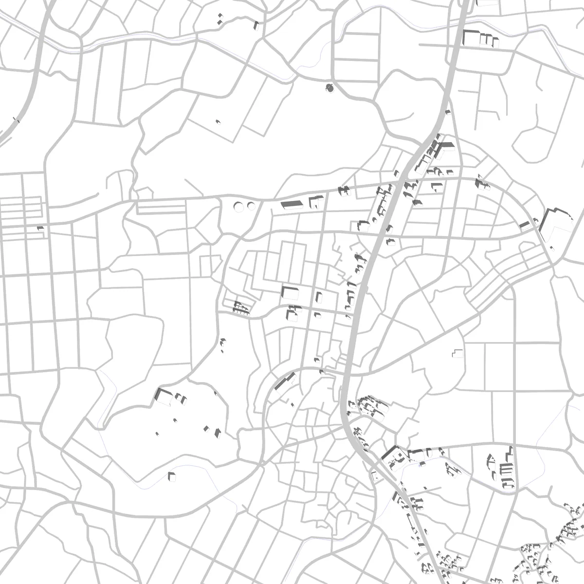 八重瀬 敷地図 (2.5 km)