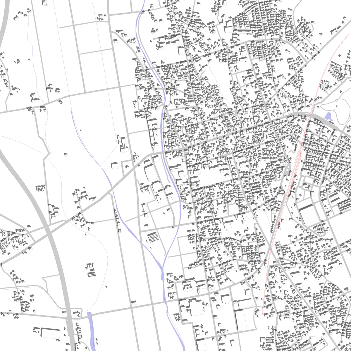 Yaita site plan (2.5 km)