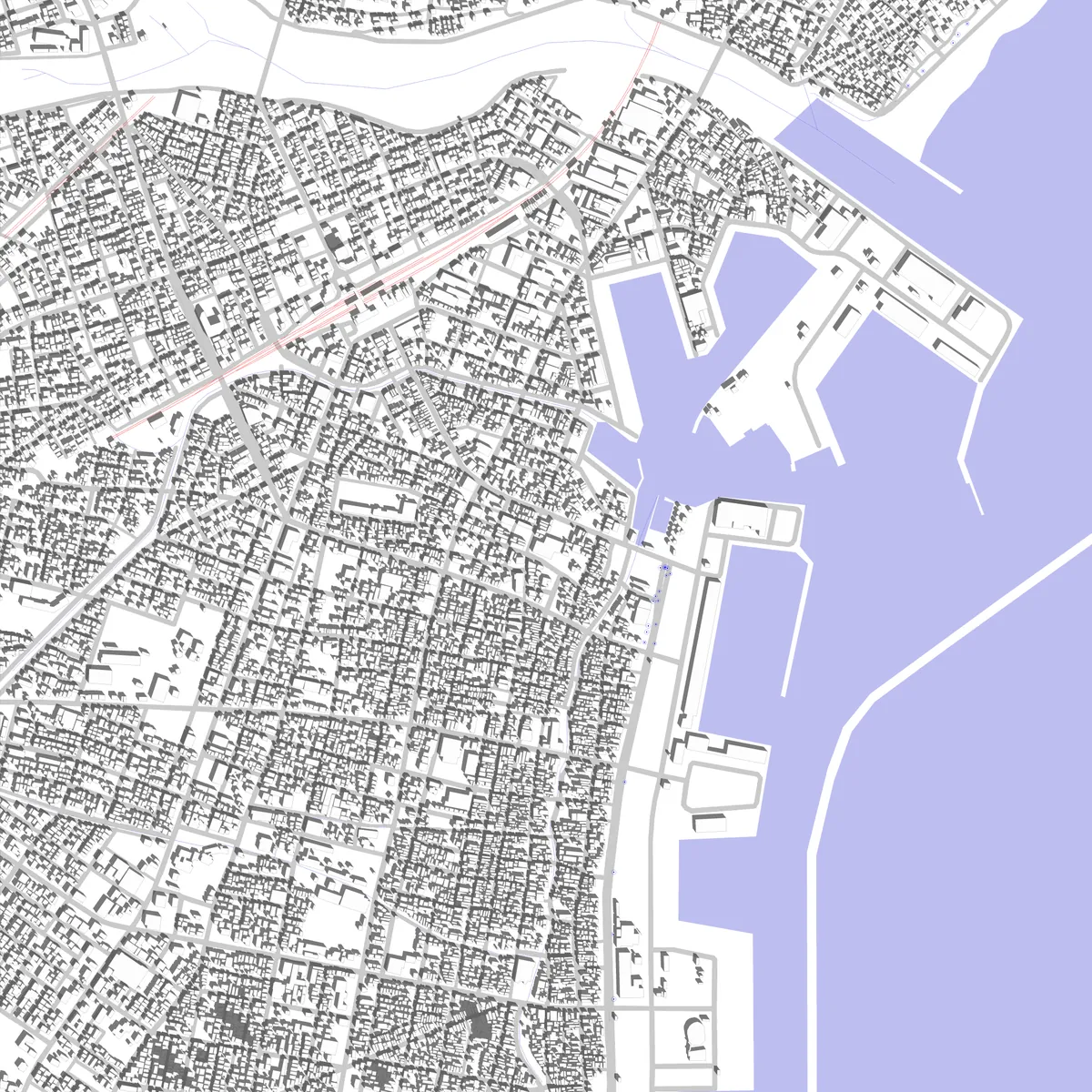 Yaizu site plan (2.5 km)