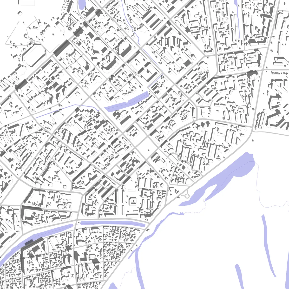 Yakutsk site plan (2.5 km)