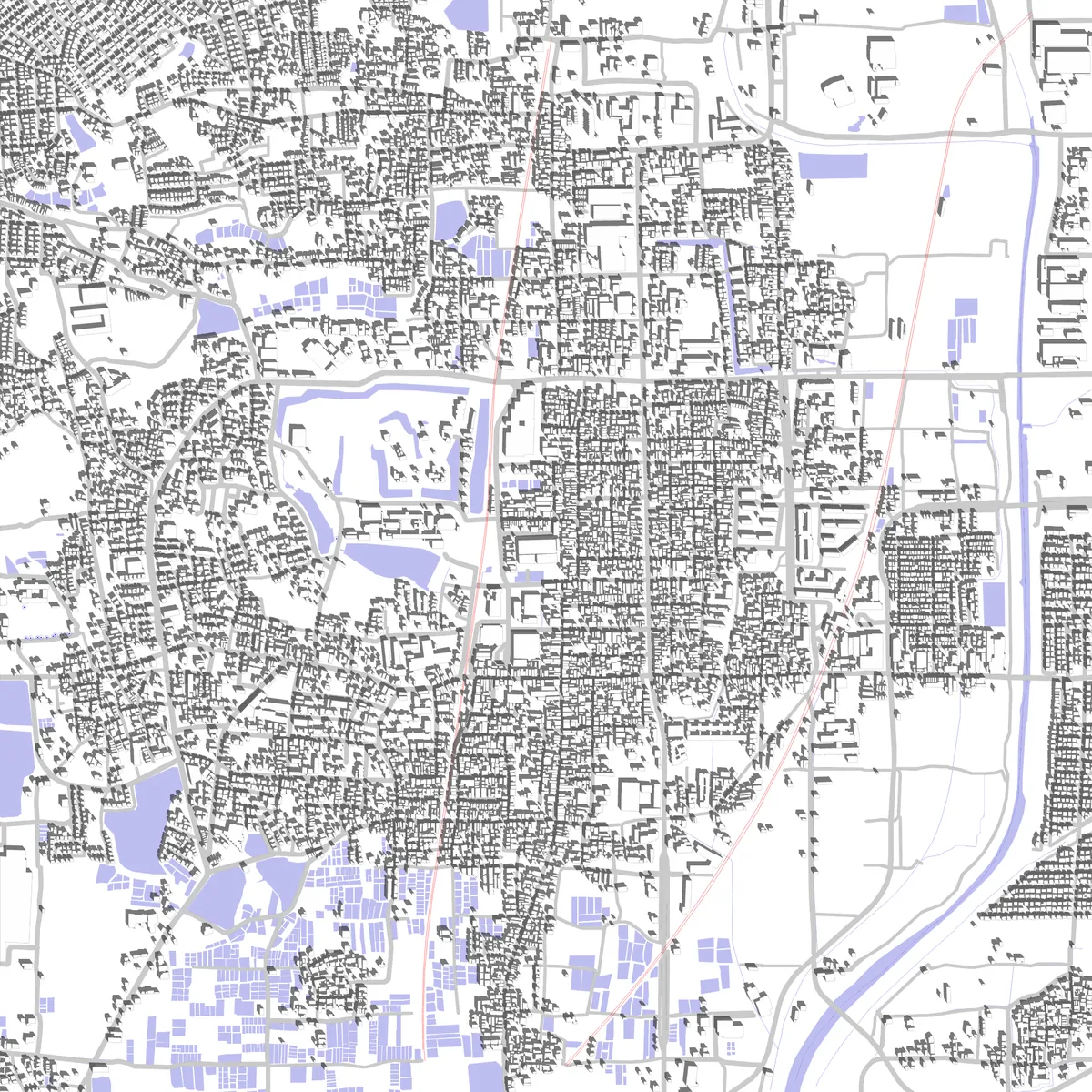 Yamatokoriyama site plan (2.5 km)