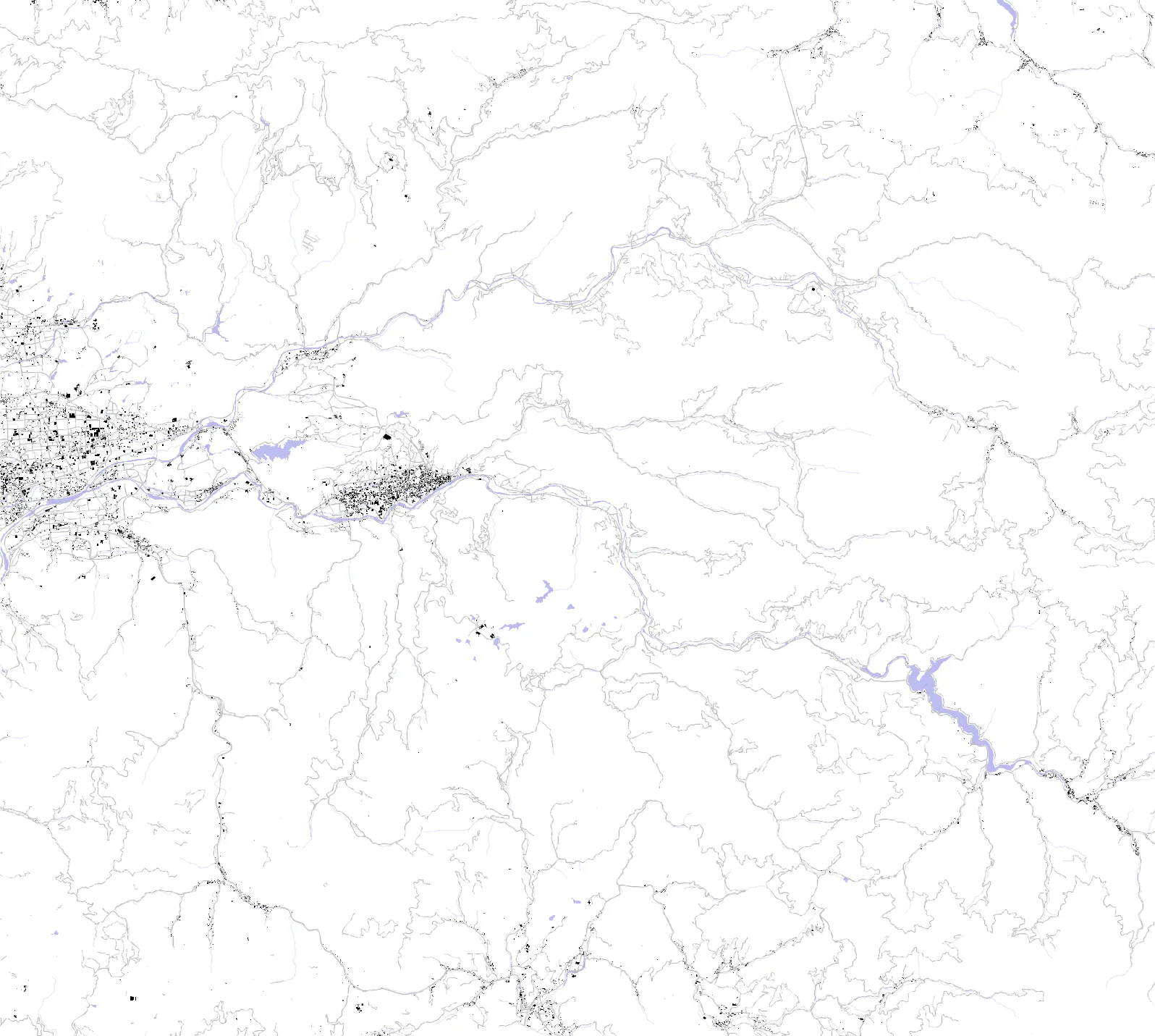 八女 図と地のプラン