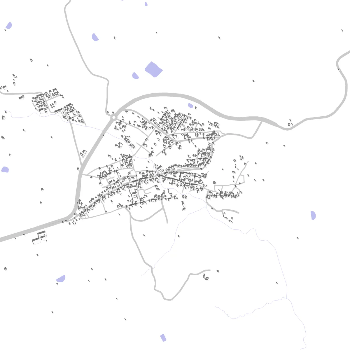 Yamparáez site plan (2.5 km)