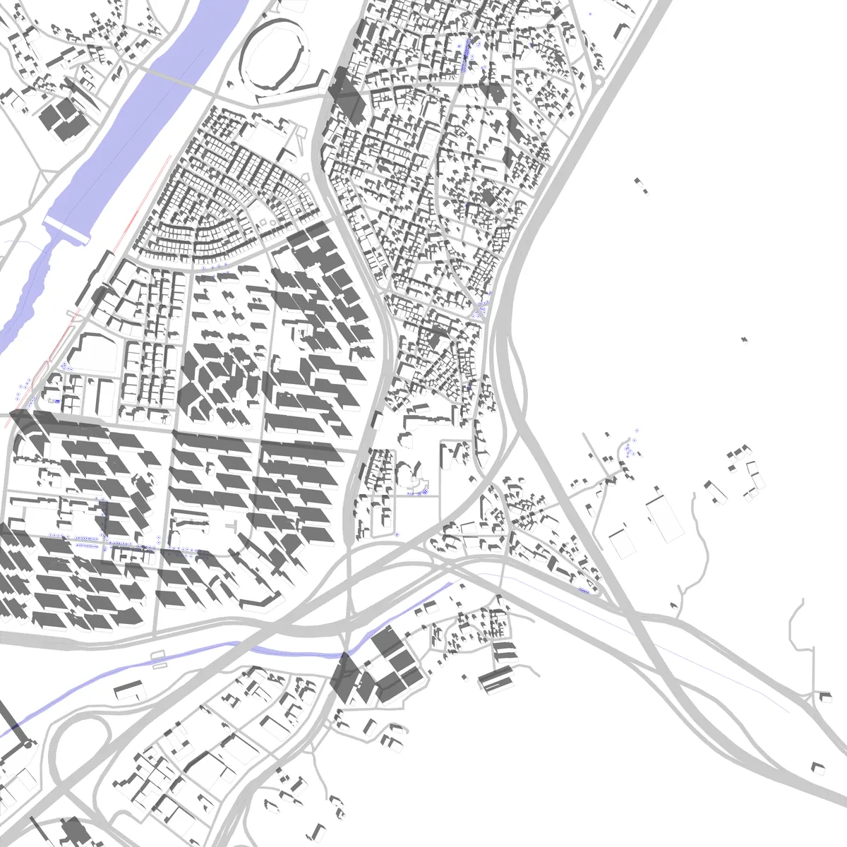 Yangsan site plan (2.5 km)