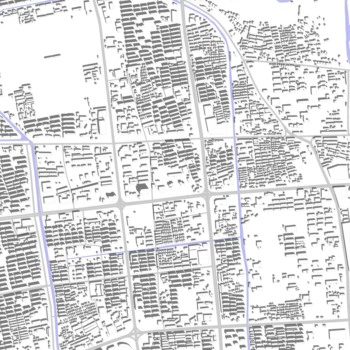 Yangzhou site plan (2.5 km)