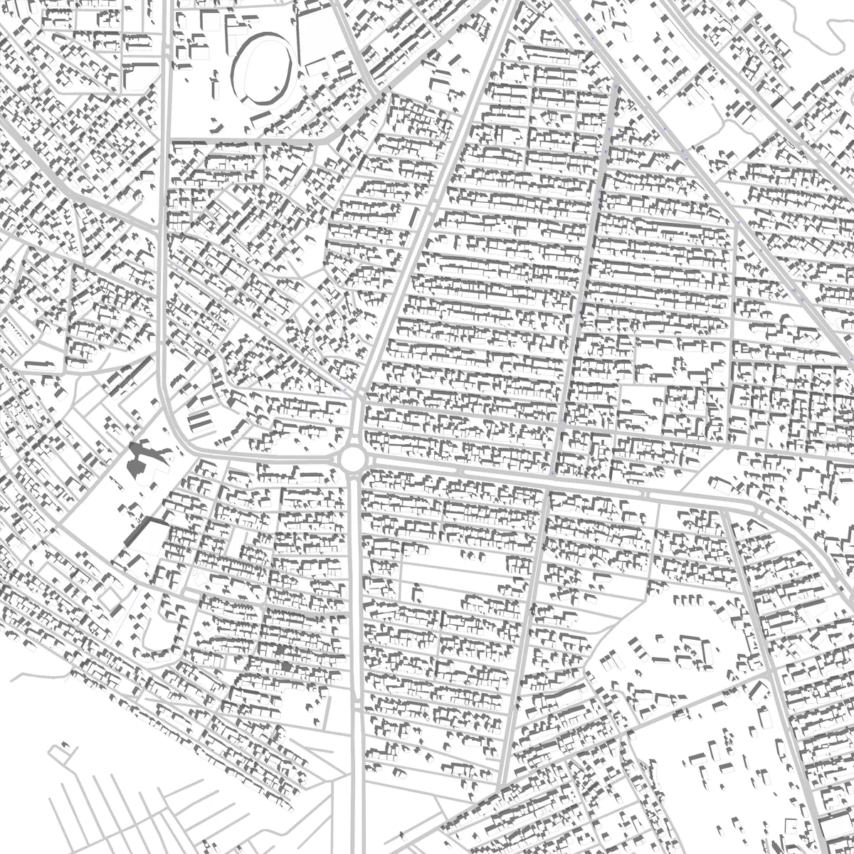 Yasuj site plan (2.5 km)