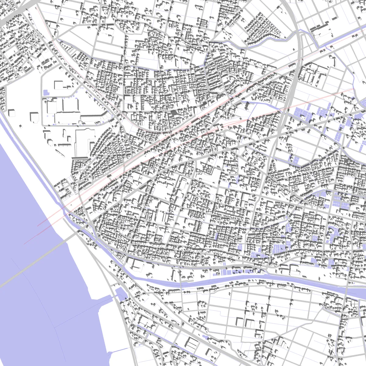 Yatomi site plan (2.5 km)
