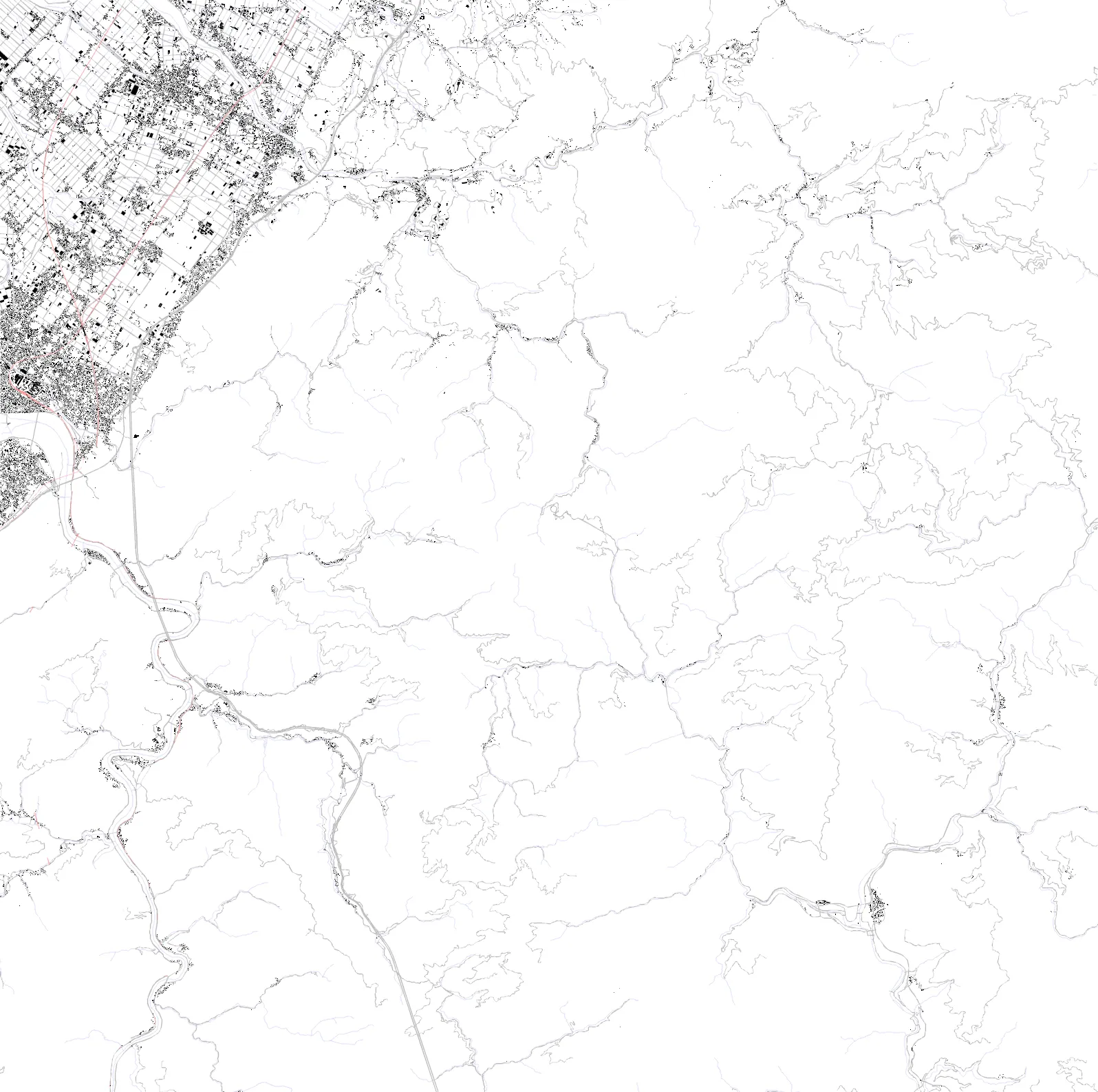 Yatsushiro figure ground plan