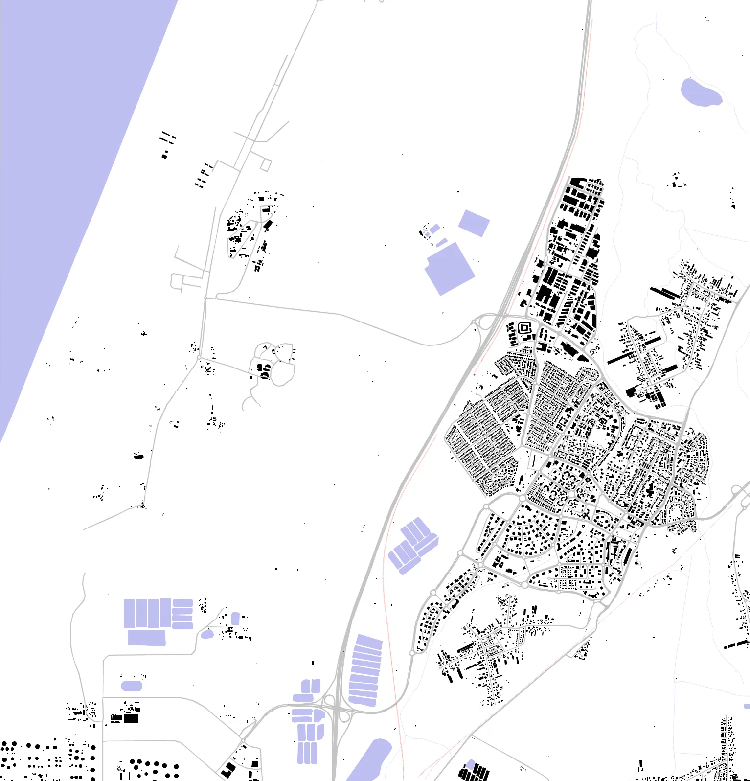 Yavne figure ground plan