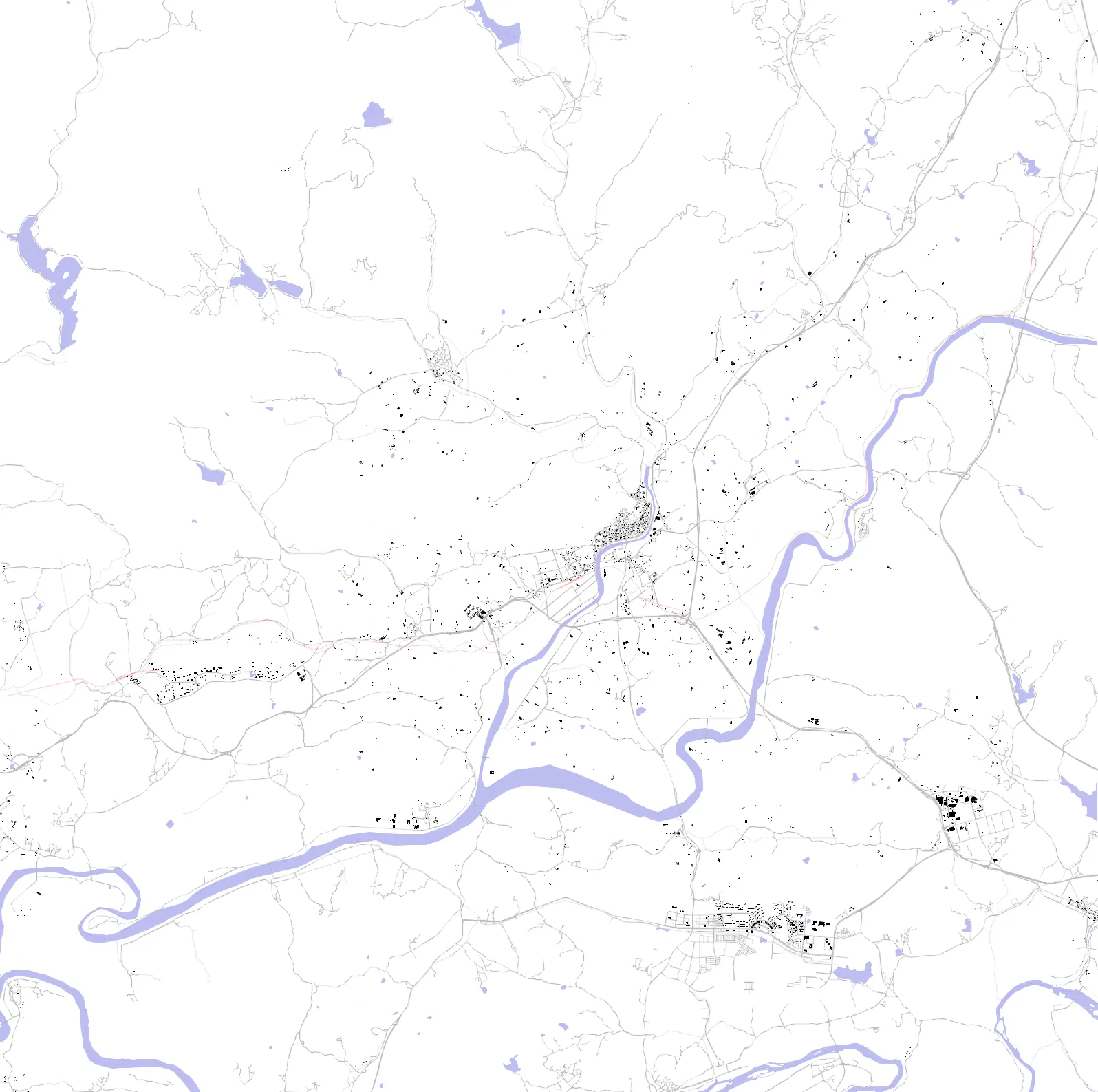 Yecheon figure ground plan