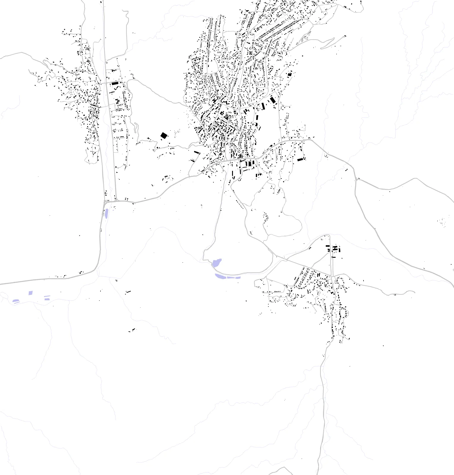 Yeghegnadzor figure ground plan