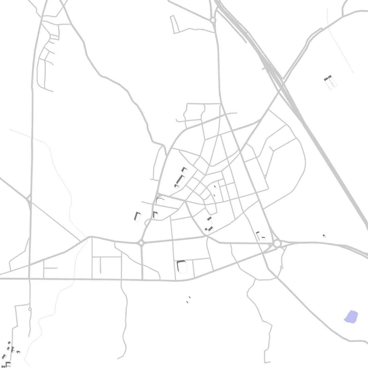 영암 대지현황도 (2.5 km)
