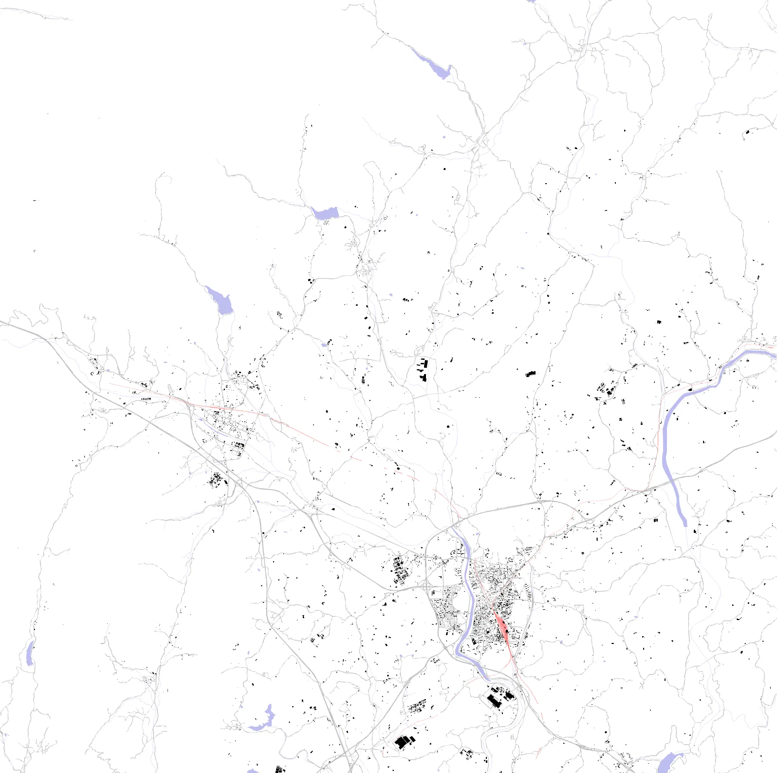 Yeongju figure ground plan