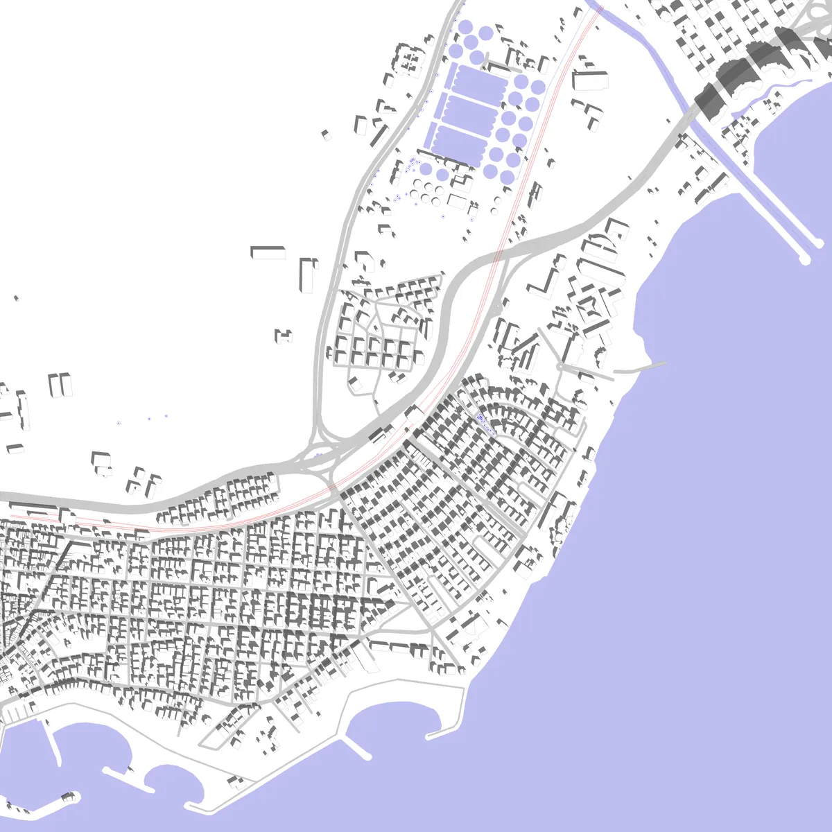 Yeşilyurt altlık harita (2,5 km)