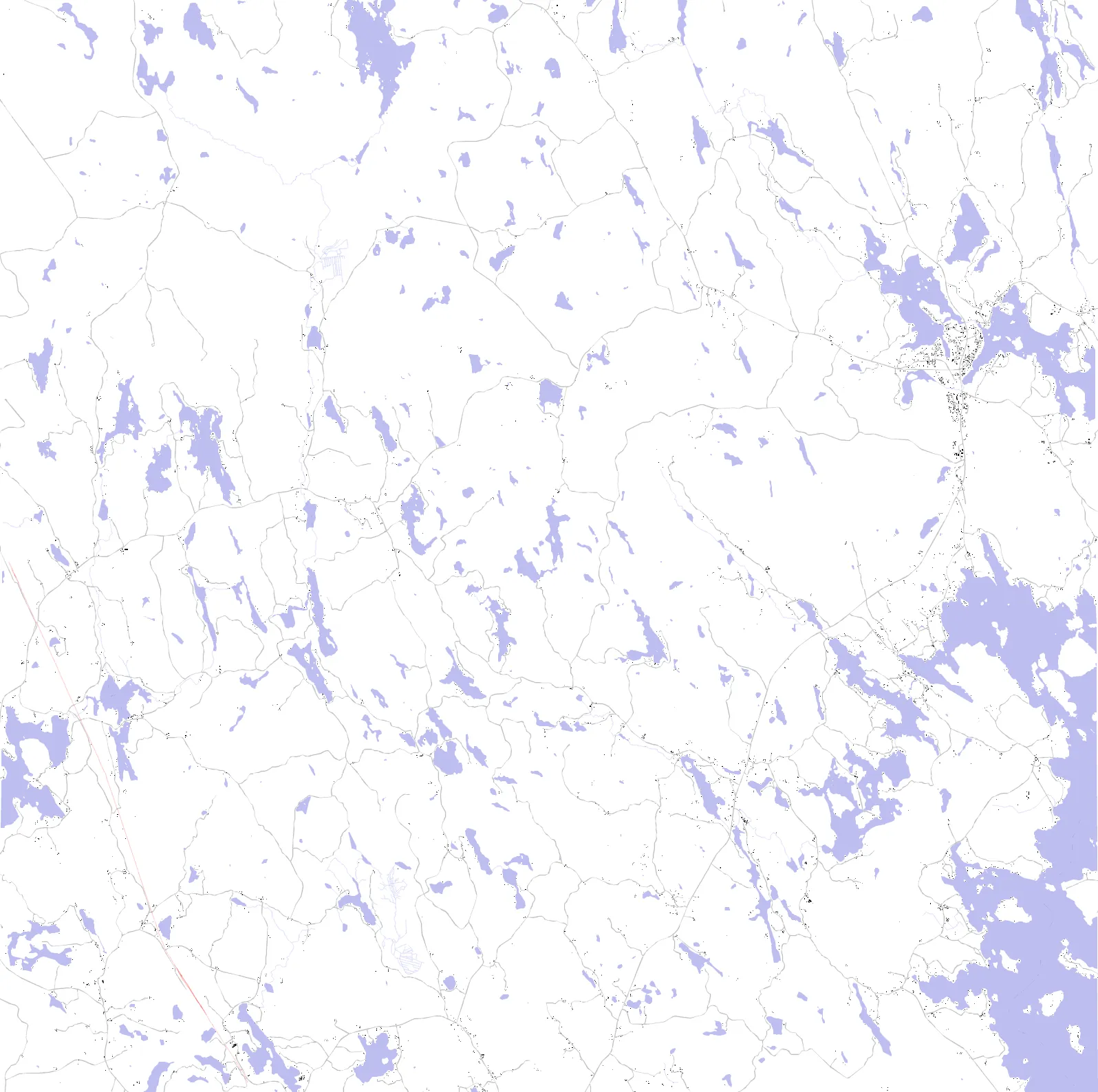 Ylöjärvi figure ground plan