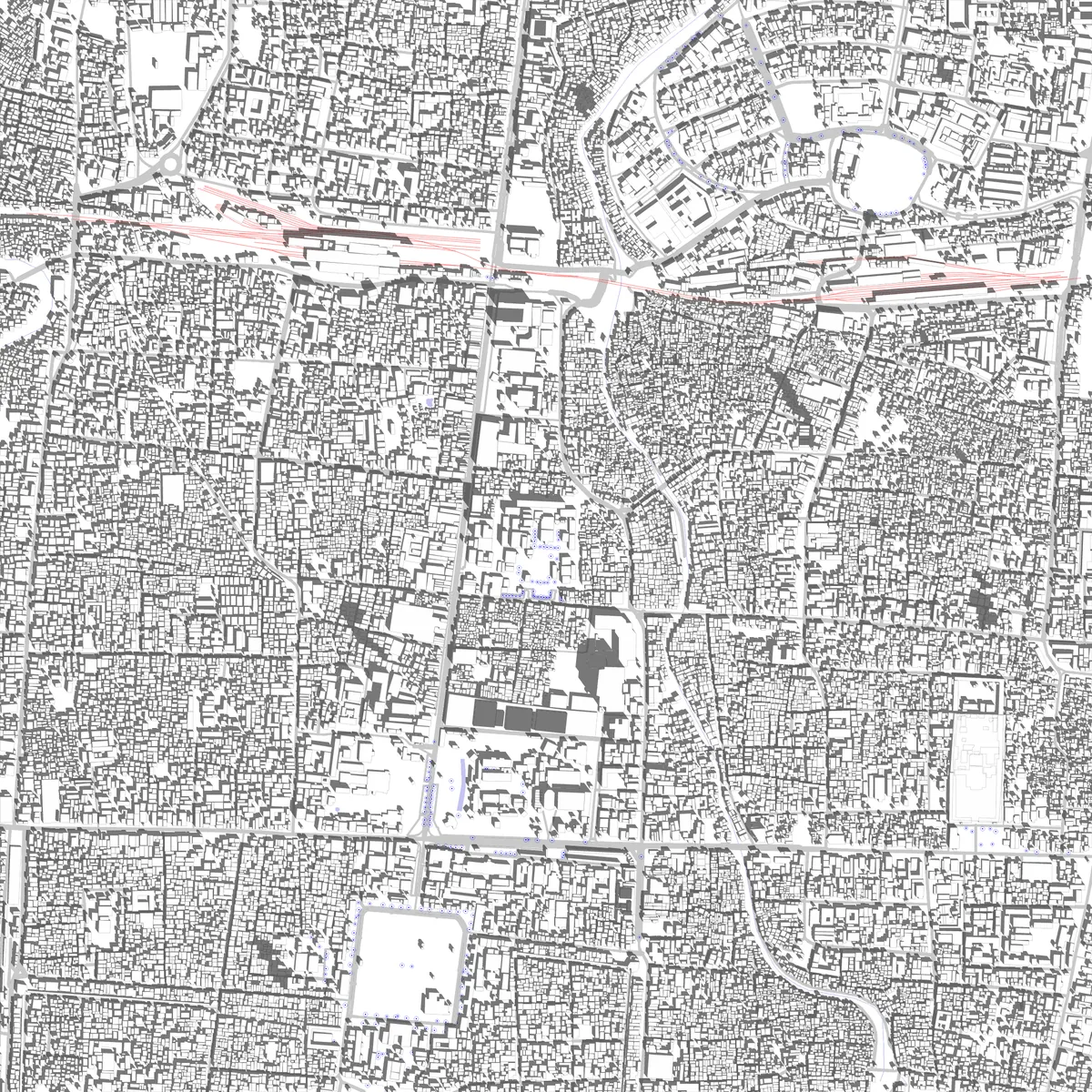 Yogyakarta site plan (2.5 km)